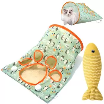 CANPLUS 2 шт., жевательная игрушка для кошек, популярная игрушка в форме туннеля для кошек, пинающая, чистящая зубы, играющая в одиночку, натуральная, прочная жевательная игрушка, игрушка Matatabi, кошачья мята жёлтый