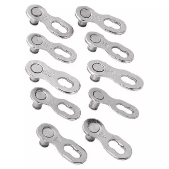 CANSUCC Пара/набор соединителей звеньев цепи Быстроразъемная пряжка цепи 10S