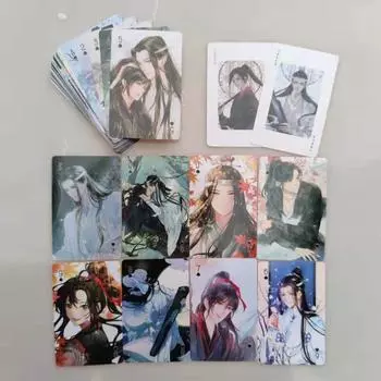 Cantao Anime Mo Dao Zu Shi Poker Косплей Grandmaster of Demonic Настольная игра Карты Игрушка для покера в твердом переплете