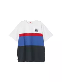 [Canterbury] Футболка для регби с коротким рукавом Spectator Crew Jersey Unisex 10White