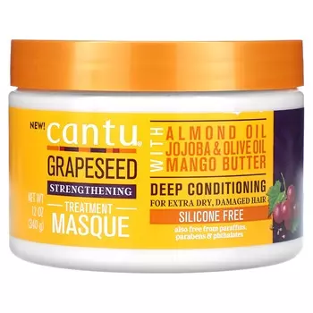 Cantu, Grape Seed Strengthening Treatment Mask, 340 g (12 oz)