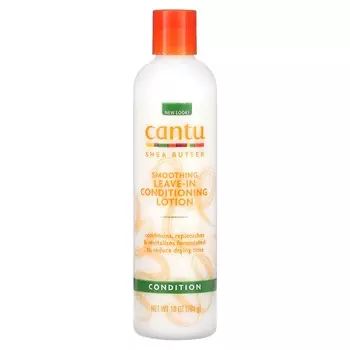 Cantu, Масло ши, разглаживающий несмываемый кондиционирующий лосьон, 10 унций (284 г)