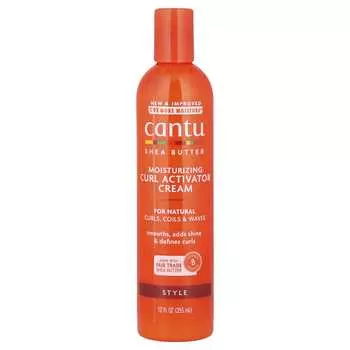Cantu, Масло ши, увлажняющий крем-активатор для локонов, 12 жидких унций (355 мл)