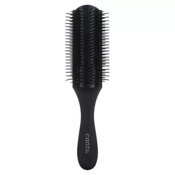 Cantu, распутывающая, щетка для ежедневного мытья, черная, 1 щетка