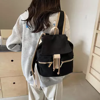 Холщовый рюкзак с регулируемым плечевым ремнем, стильный, модный, повседневный, женский рюкзак розовый