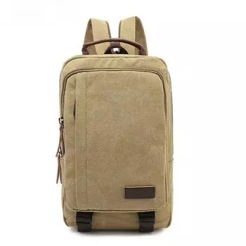 Canvas Backpack Casual Travel Backpack Temperament Student Satchel жёлтый