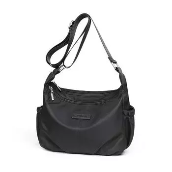 Canvas Bag Women s Bag Summer Fashion with Spring/summer Crossbody Bag Oxford Cloth Chest Bag чёрный