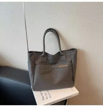 Canvas bag women s large-capacity new summer versatile leisure shoulder shopping bag college student tote bag