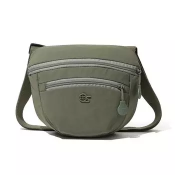 Canvas bag women s summer new fashion niche design shoulder messenger bag saddle bag зелёный