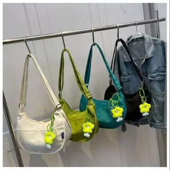 Холщовая сумка женская сумка через плечо повседневная сумка-пельмень классные сумки для девочек сумки через плечо для женщин кошелек и сумочка one size