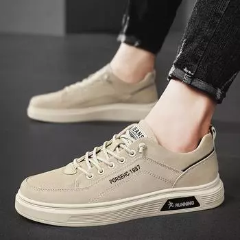Canvas board shoes men s casual trendy shoes student teenagers 2024 new spring trend men s shoes breathable cloth shoes men s 39