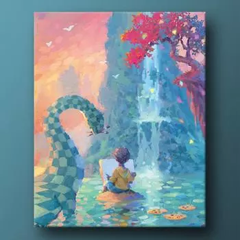 Canvas Extension: Reflection, popular Korean board game