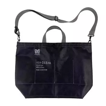 Canvas M24A3 Musette Grande Tote Bag [Yokohama Bag] (NAVY)