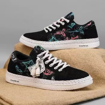 Canvas men s shoes 2024 new summer breathable lasagna baseplate shoes old Beijing cloth shoes sports leisure spring and autumn tide shoes 39