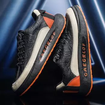 Canvas men s shoes 2025 new spring Korean version trend sports casual black board shoes men s versatile platform trendy shoes 39