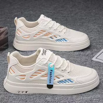 Canvas men s shoes 2025 summer new breathable mesh mesh shoes versatile shoes men s sports shoes trendy shoes trendy brand 39