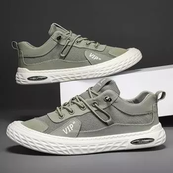 Canvas men s shoes summer breathable fashion trend ins men s summer mesh shoes thin lightweight old Beijing cloth shoes 39 чёрный