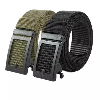 Canvas Men Waistbands Nylon Weaving Waist Belt Adjustable Canvas Waist Belt Student темно-синий