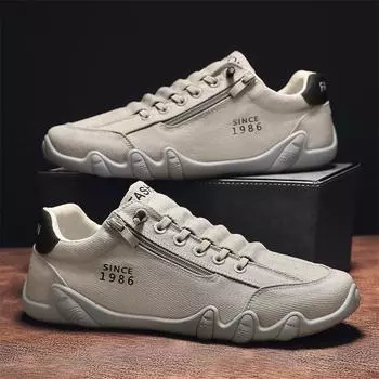 Canvas shoes men s 2024 summer sports breathable Forrest Gump casual shoes versatile trend casual one-pedal Forrest Gump shoes 39