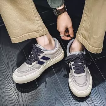 Canvas shoes men s autumn versatile soft-soled sports and leisure cloth shoes youth niche Japanese students low-top board shoes 39 чёрный