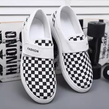 Canvas Shoes Men s Casual Skateboard Shoes Breathable Student Youth Sports Fashion Sports Shoe Non-slip Walking Shoes 39