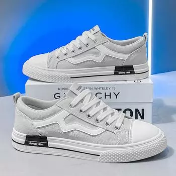 Canvas shoes men s shoes 2025 new spring thin breathable versatile casual board shoes youth soft-soled sports shoes 39