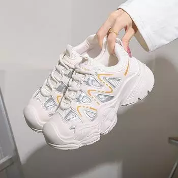 Canvas shoes women s autumn new student Korean version ins versatile thick baseplate shoes spring and autumn casual shoes 35