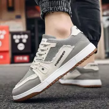 Canvas Sneakers Leisure Flat Male Shoe Adults Walking Fashion 2024 Legitimate Cheap Liquidation Trends Work Men s Casual Shoes 39