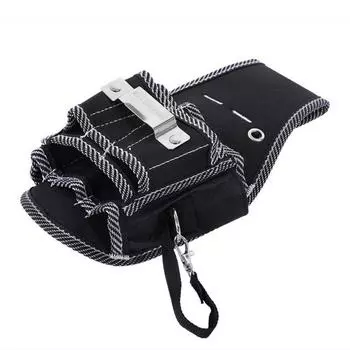 Canvas Tool Roll Up Pouch 9 in 1 Multipurpose Tool Organizers Electrician Waist Pocket Pouch Bag for Convenient Storage