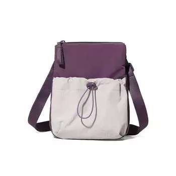 Canvas Women s Mobile Phone Bag Versatile Casual Lightweight Messenger Bag Korean New Niche Design Water Bottle Bag фиолетовый