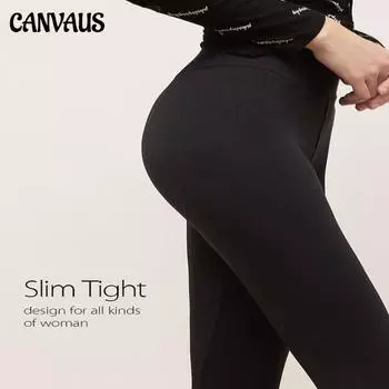 Canvaus новые спортивные штаны для йоги, черные брюки-карандаш с буквами, осенние леггинсы для женщин S чёрный