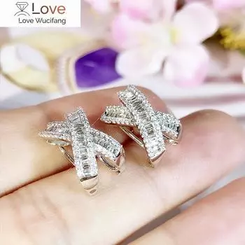 CAOSHI изящные серьги-гвоздики, женские повседневные аксессуары с блестящими кристаллами, универсальные модные помолвочные украшения