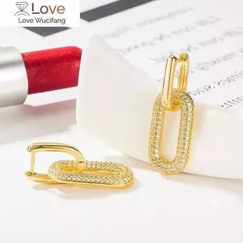 CAOSHI модные темпераментные женские серьги-подвески ослепительные циркониевые аксессуары для свадьбы металлические золотые украшения цвета для женщин