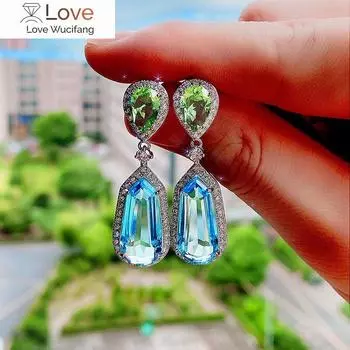 CAOSHI Нежный дизайн женские серьги-подвески высококачественные аксессуары для вечеринок ослепительные циркониевые украшения великолепный подарок изысканная леди