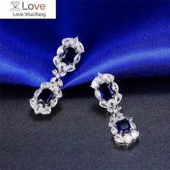 CAOSHI ослепительные кристальные серьги-подвески для женщин благородные женские аксессуары для вечеринок на годовщину нежные высококачественные подарки для мамы