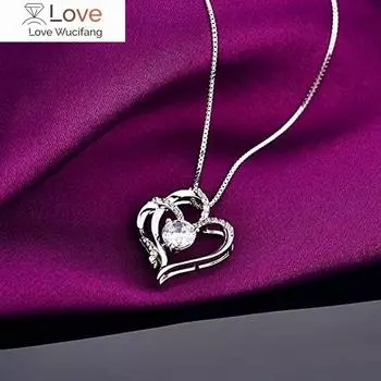 Caoshi романтическое двойное ожерелье в форме сердца с подвеской изысканная невеста свадебное заявление ювелирные изделия для женщин распродажа аксессуары 45cm