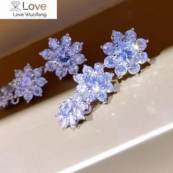 CAOSHI роскошные блестящие кристальные серьги-подвески для женщин, нежные свадебные аксессуары, изысканные женские великолепные помолвочные украшения