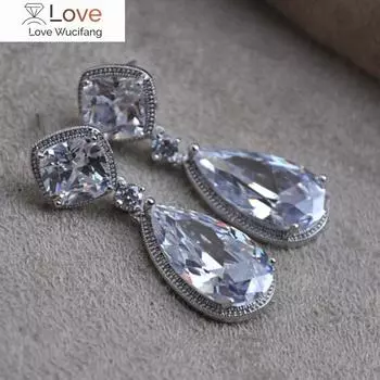 CAOSHI великолепные блестящие серьги-подвески из кристаллов, свадебные аксессуары с модным дизайном, модные женские темпераментные ювелирные изделия в подарок