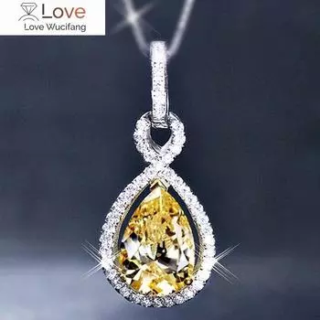 CAOSHI винтажные элегантные женские подвески-ожерелья великолепные очаровательные хрустальные аксессуары для шеи персонализированные трендовые ювелирные изделия шикарный подарок 45cm жёлтый