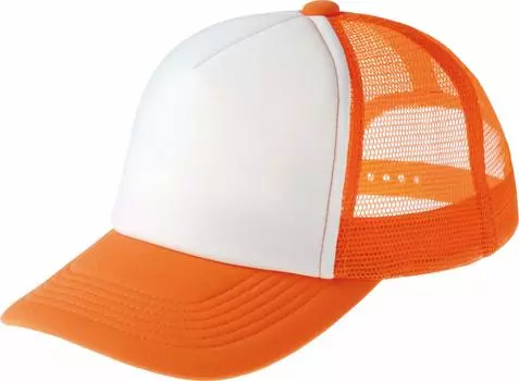 Cap 00700 Orange x White Japan [Print Star] Men s F-(FREE size)