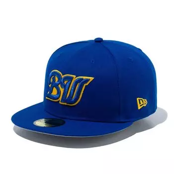 Cap 59FIFTY NPB OBW Light Royal 7 5950 NPB ORIBLW LROY MNL BW 25J [New Era] 1/2