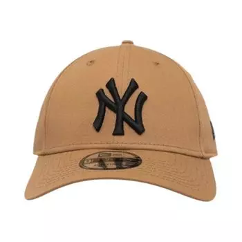 Cap 940 9FORTY Adjuster Free Size LA Cotton Baseball Cap Hat Gender Free [New Era] Men s Women s (Free, NY-Brown/Black) [Item] коричневый