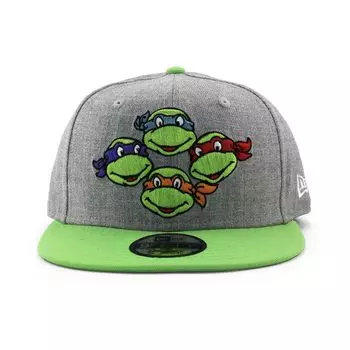 Cap 9FIFTY Snapback Teenage Mutant Ninja Turtles SNAPBACK CAP TURTLES 950 Hat American Comics FACES [New Era] [Item]