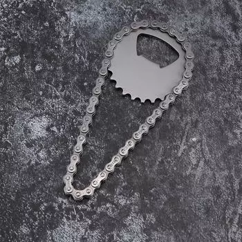 Cap Bike Bottle Kitchen Novelty Tools Bar Opener Beer BBQ чёрный