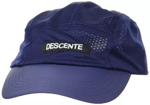 Cap Descente Mesh Cap Lightweight Breathable Water Repellent Running Training DMATJC02 NV Free Size [Move Sports]