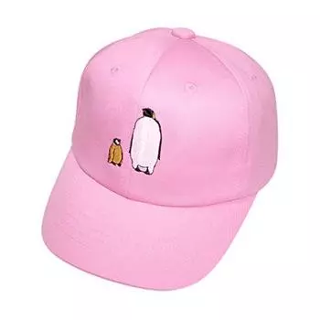 Cap Ladies Kids Hat Simple Autumn Popular Brand Penguin [SUN CLOUD] [Product] розовый