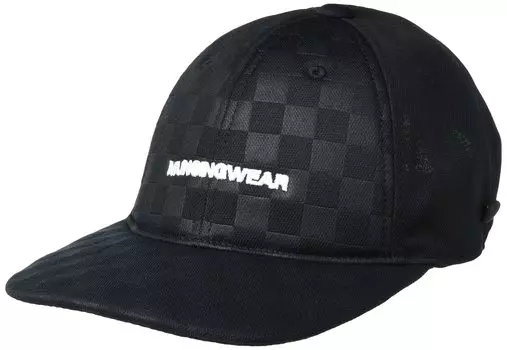 Cap Mask Hook Embossed Ionia Pollen Prevention Sweat Absorbent Quick Drying Antibacterial and Deodorizing Compact Golf MGBVJC02 BK00 FREE Size