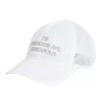 Cap Water Repellent Light Rain Suitable Mesh Polyester Golf MGBXJC08 WH00 [Munsingwear] Men s (White)