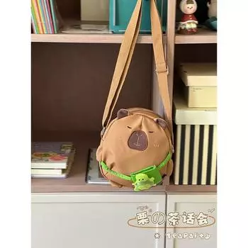 Capabala Backpack Cute Cartoon Kids Backpack Bags Female Junior High School Girl Student Mini Casual Small Bookbag Small size Crossbody Bag