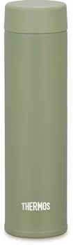 Capacity Thermos Water Bottle Vacuum Insulated Pocket Mug 180ml Khaki KKI [Small Model] JOJ-180